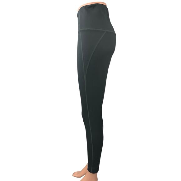Girlfriend Collective Black High Waist Workout Gym Yoga Ankle Leggings Pants L - Picture 2 of 4